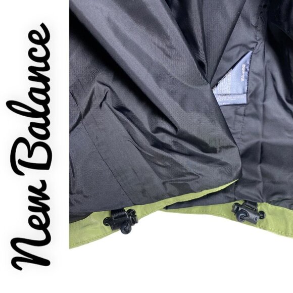 NEW BALANCE Performance Outerwear Rain Jacket in Yellow Green, Size XL - Picture 7 of 12